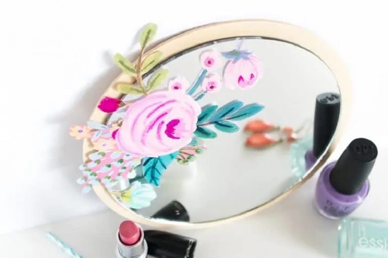 miroir décoré